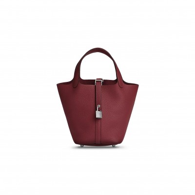 HERMES PICOTIN LOCK 18 TAURILLON CLEMENCE H056289CK55 (18*18*13cm)